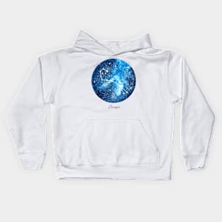 Scorpio Constellation | Star Sign | Watercolor Kids Hoodie